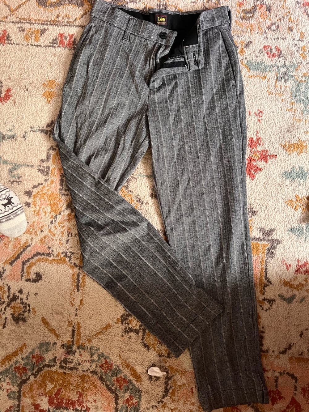 Lee Gray Pinstripe Women's Dress Pants